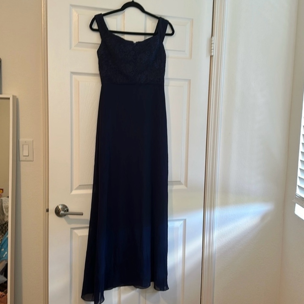 Navy Blue Evening Gown